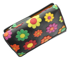 Женский кошелек c цветочками Visconti DS81 Paris -  Visconti