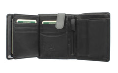 Черный мужской кошелек Visconti HT11 - Brixton (Black) -  Visconti