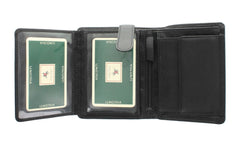 Черный мужской кошелек Visconti HT11 - Brixton (Black) -  Visconti