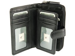 Кошелек женский, черный Heritage HT33 Madame (Black) - Visconti