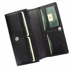 Кошелек черный женский Heritage HT35 Buckingham (black) - Visconti