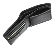 Черный мужской кошелек с монетницей Visconti HT7 Stamford (Black) - Visconti