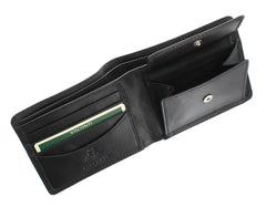 Черный мужской кошелек с монетницей Visconti HT7 Stamford (Black) - Visconti