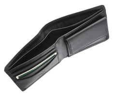 Черный мужской кошелек с монетницей Visconti HT7 Stamford (Black) - Visconti