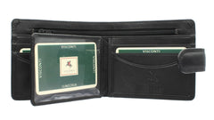 Черный мужской кошелек Visconti HT9 - Sloan (Black) - Visconti