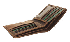 Коричневый мужской кошелек Visconti 707 - Shield (oil tan) - Visconti