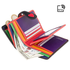 Женский кошелек с сердечками Visconti LV4 Crush - Visconti