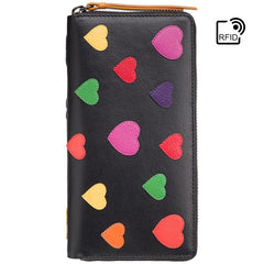 Женский кошелек с сердечками Visconti LV5 Passion - Visconti