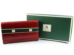 Классический красный женский кошелек Visconti MZ12 Maria (Red) - Visconti