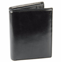 Черный мужской кошелек без застежки Visconti MZ3 Milan (Black) - Visconti