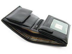 Черный мужской кошелек без застежки Visconti MZ3 Milan (Black) - Visconti