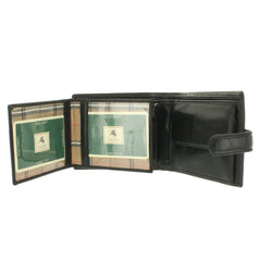 Черный мужской кошелек Visconti MZ5 Rome (black) -  Visconti