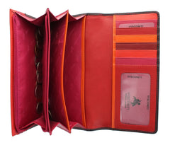 Женский кошелек в малиновый горошек Р2 Neptune (Verry Berry) - Visconti