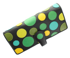 Женский кошелек в лаймовый горошек Р2 Neptune (lily pad) - Visconti