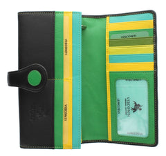 Женский кошелек в лаймовый горошек Р2 Neptune (lily pad) - Visconti