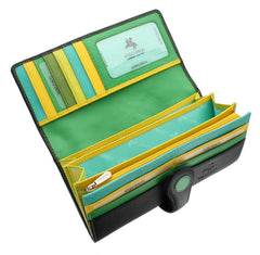 Женский кошелек в лаймовый горошек Р2 Neptune (lily pad) - Visconti