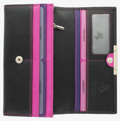 Классический женский кошелек Visconti R11 Paloma (Black) -  Visconti