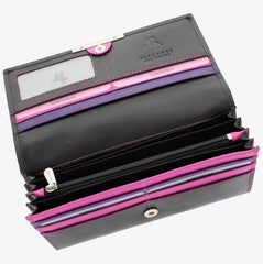 Классический женский кошелек Visconti R11 Paloma (Black) -  Visconti