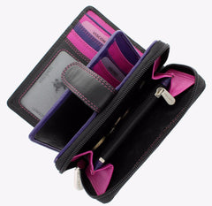 Женский черный кошелек Visconti R13 Carmelo (Black) -  Visconti