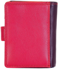 Сливовый компактный женский кошелек Visconti RB40 Bali (Plum/Multi) -  Visconti