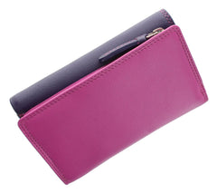 Розовый женский кошелек Visconti RB43 Bora (Berry/Multi) - Visconti