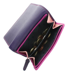 Розовый женский кошелек Visconti RB43 Bora (Berry/Multi) - Visconti