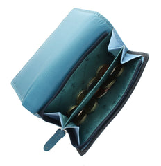 Синий женский кошелек Visconti RB43 Bora (Blue/Multi) -  Visconti