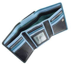 Синий женский кошелек Visconti RB43 Bora (Blue/Multi) -  Visconti