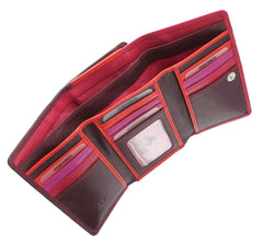 Сливовый женский кошелек Visconti RB43 Bora (Plum/Multi) -  Visconti