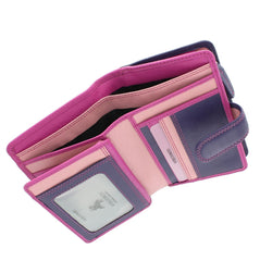 Розовый женский кошелек Visconti RB51 Fiji (Berry/Multi) -  Visconti