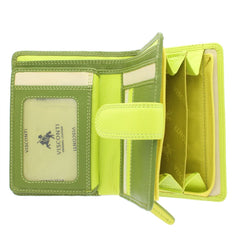 Лаймовый женский кошелек Visconti RB51 Fiji (Lime/Multi) -  Visconti