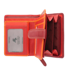 Красный женский кошелек Visconti RB51 Fiji (Red/Multi) - Visconti