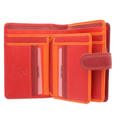 Красный женский кошелек Visconti RB51 Fiji (Red/Multi) - Visconti