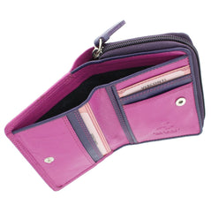 Розовый маленький женский кошелек RB53 Hawaii (Berry/Multi) -  Visconti