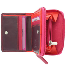 Сливовый маленький женский кошелек RB53 Hawaii (Plum/Multi) - Visconti