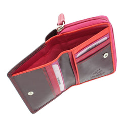 Сливовый маленький женский кошелек RB53 Hawaii (Plum/Multi) - Visconti