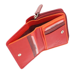 Красный маленький женский кошелек RB53 Hawaii (Red/Multi) - Visconti