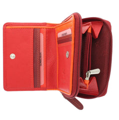 Красный маленький женский кошелек RB53 Hawaii (Red/Multi) - Visconti