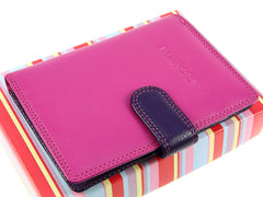 Обложка на паспорт Visconti RB75 - Sumba (berry multi) - Visconti