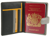 Обложка на паспорт Visconti RB75 - Sumba (black multi)