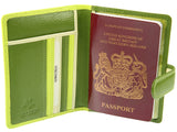 Обложка на паспорт Visconti RB75 - Sumba (lime multi)