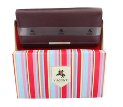 Сливовый классический женский кошелек Visconti R11 Paloma (Plum) - Visconti