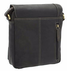 Маленькая коричневая сумка Visconti S7 (oil brown) -  Visconti