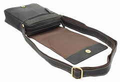 Маленькая коричневая сумка Visconti S7 (oil brown) -  Visconti