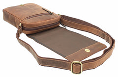 Маленькая сумка песочного цвета Visconti S7 (oil tan) -  Visconti