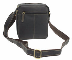 Маленькая коричневая сумка Visconti S8 (oil brown) -  Visconti