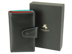 Женский кошелек на кнопке Visconti SP30 - Ylang - Visconti