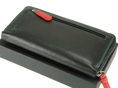 Женский черный кошелек-клатч на молнии Visconti SP33 Iris (Black) -  Visconti