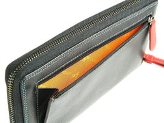 Женский черный кошелек-клатч на молнии Visconti SP33 Iris (Black) -  Visconti