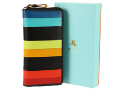 Женский разноцветный кошелек-клатч на молнии Visconti STR5 Corfu - Visconti